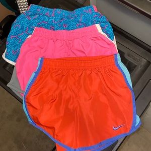 Little girls Nike shorts